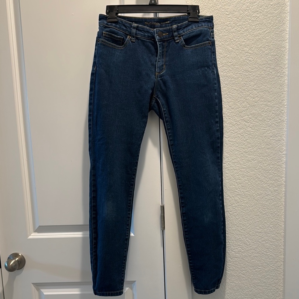 Michael Kors Blue Skinny Jeans Sleek Fit